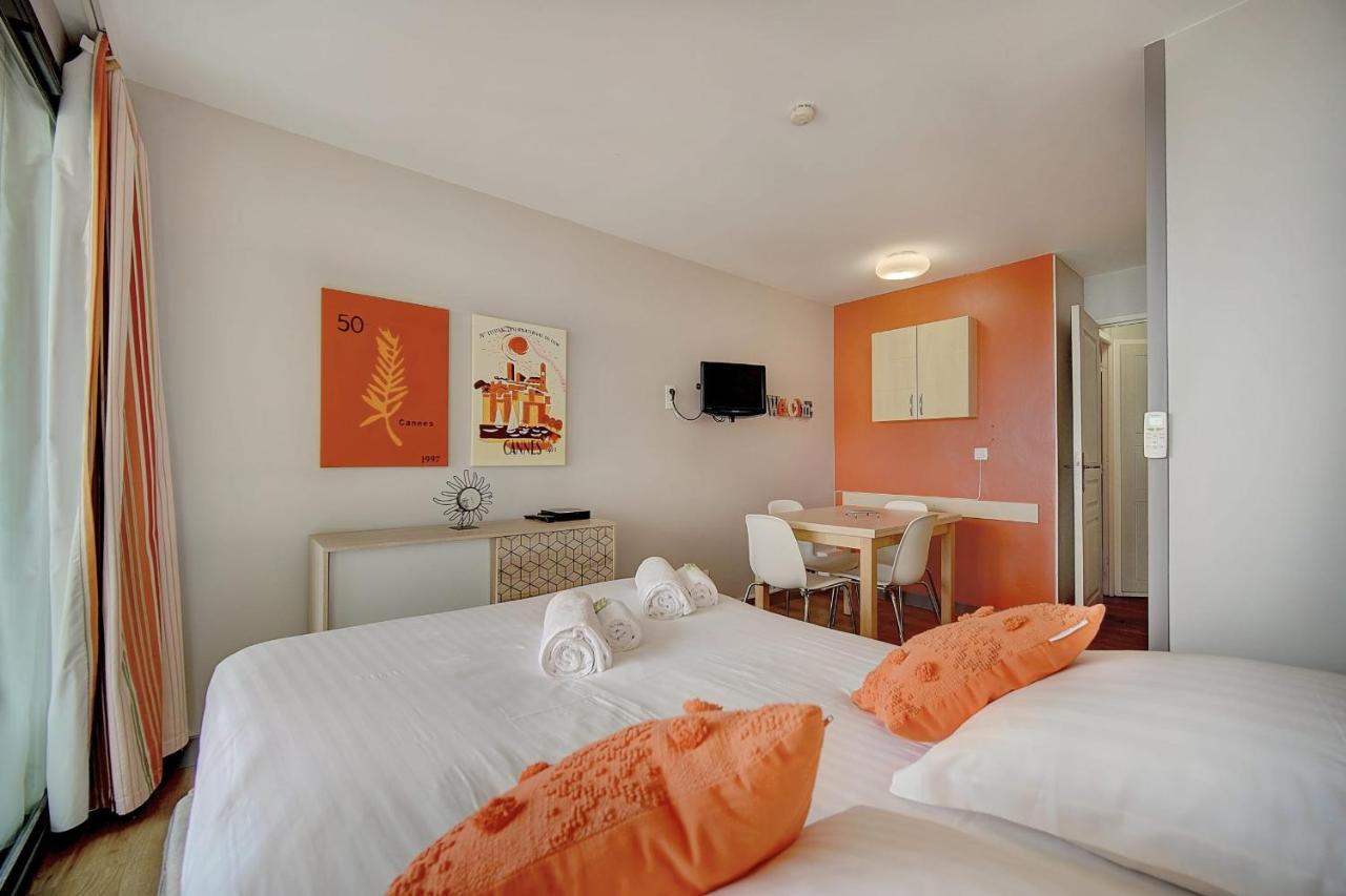 Immogroom - 2 Rooms Sea View - Swimming Pool - Terrace - Parking - Ac Cannes Extérieur photo